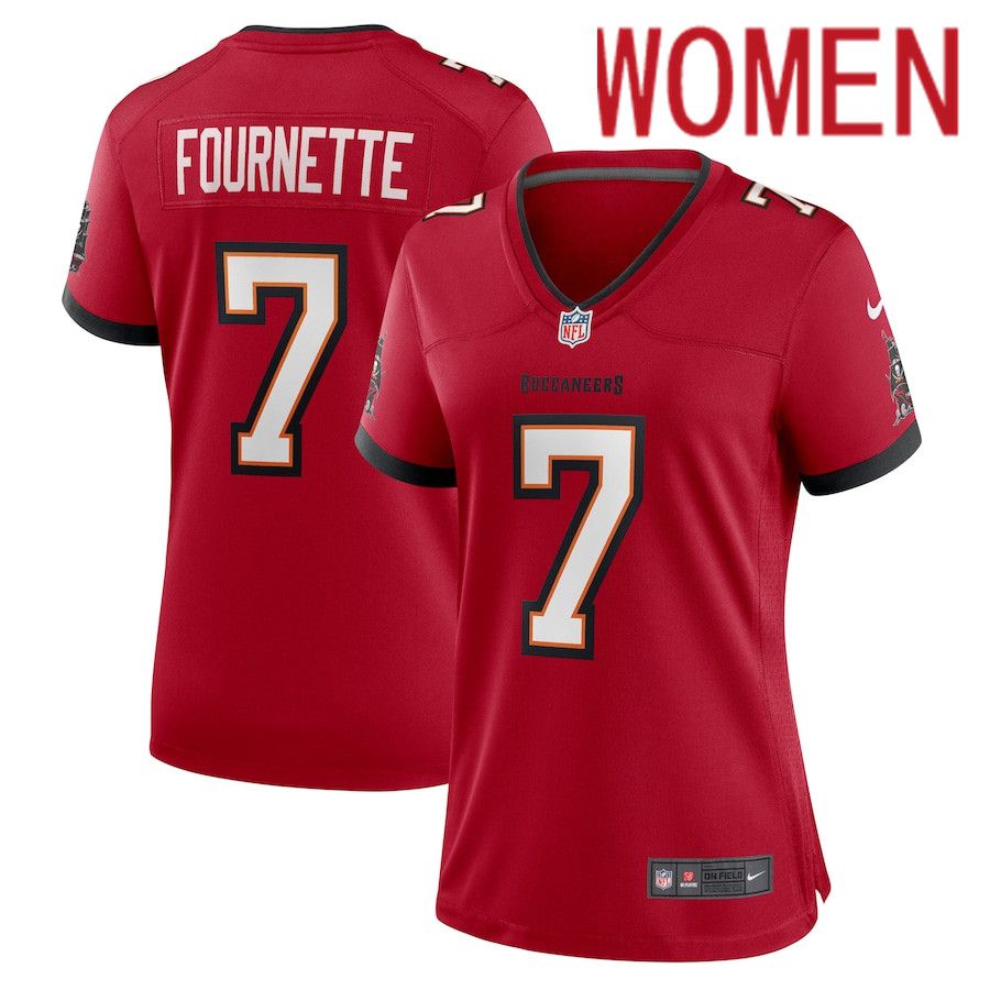 Cheap Women Tampa Bay Buccaneers 7 Leonard Fournette Nike Red Game Player NFL Jersey